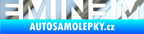 Samolepka Eminem chrom fólie stříbrná zrcadlová