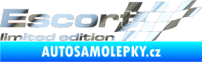 Samolepka Escort limited edition pravá chrom fólie stříbrná zrcadlová