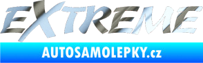 Samolepka Extreme 003 chrom fólie stříbrná zrcadlová