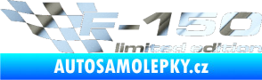 Samolepka F-150 limited edition levá (F150) chrom fólie stříbrná zrcadlová