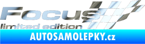 Samolepka Focus limited edition pravá chrom fólie stříbrná zrcadlová
