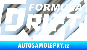 Samolepka Formula drift nápis chrom fólie stříbrná zrcadlová