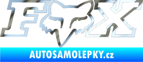 Samolepka Fox 001 chrom fólie stříbrná zrcadlová