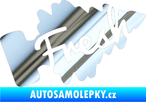 Samolepka Fresh 001 chrom fólie stříbrná zrcadlová