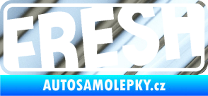 Samolepka Fresh 002  chrom fólie stříbrná zrcadlová