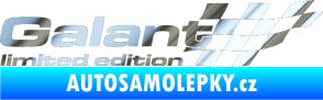 Samolepka Galant limited edition pravá chrom fólie stříbrná zrcadlová