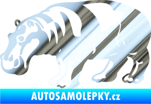 Samolepka Hroch 003 levá chrom fólie stříbrná zrcadlová