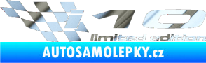 Samolepka i10 limited edition levá chrom fólie stříbrná zrcadlová