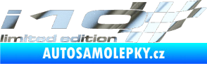 Samolepka i10 limited edition pravá chrom fólie stříbrná zrcadlová