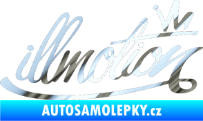 Samolepka Illmotion chrom fólie stříbrná zrcadlová