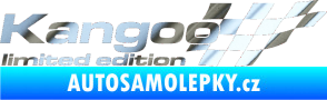 Samolepka Kangoo limited edition pravá chrom fólie stříbrná zrcadlová