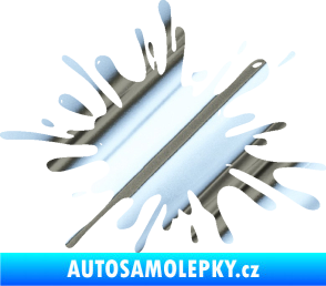 Samolepka Kaňka 002 pravá chrom fólie stříbrná zrcadlová