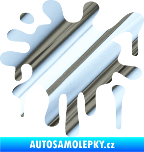 Samolepka Kaňka 004 levá chrom fólie stříbrná zrcadlová