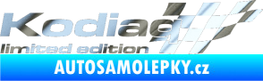 Samolepka Kodiaq limited edition pravá chrom fólie stříbrná zrcadlová