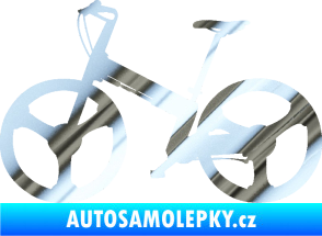 Samolepka Kolo 002 levá chrom fólie stříbrná zrcadlová