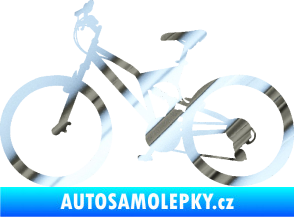 Samolepka Kolo 003 levá chrom fólie stříbrná zrcadlová