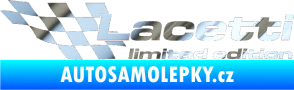 Samolepka Lacetti limited edition levá chrom fólie stříbrná zrcadlová
