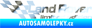 Samolepka Land Rover limited edition levá chrom fólie stříbrná zrcadlová
