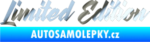 Samolepka Limited edition 003 chrom fólie stříbrná zrcadlová