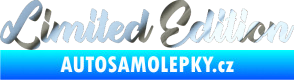 Samolepka Limited edition 006 chrom fólie stříbrná zrcadlová