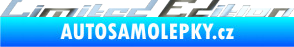 Samolepka Limited edition 009 chrom fólie stříbrná zrcadlová