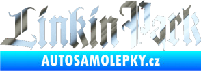 Samolepka Linkin Park 004 chrom fólie stříbrná zrcadlová