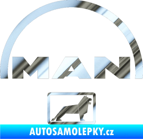 Samolepka MAN - Truck chrom fólie stříbrná zrcadlová