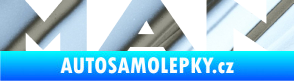 Samolepka MAN nápis chrom fólie stříbrná zrcadlová