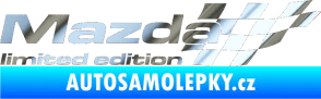 Samolepka Mazda limited edition pravá chrom fólie stříbrná zrcadlová