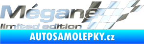 Samolepka Mégane limited edition pravá chrom fólie stříbrná zrcadlová