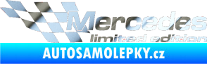 Samolepka Mercedes limited edition levá chrom fólie stříbrná zrcadlová