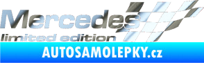 Samolepka Mercedes limited edition pravá chrom fólie stříbrná zrcadlová