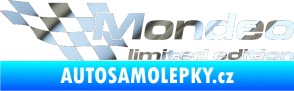 Samolepka Mondeo limited edition levá chrom fólie stříbrná zrcadlová