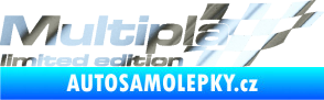 Samolepka Multipla limited edition pravá chrom fólie stříbrná zrcadlová