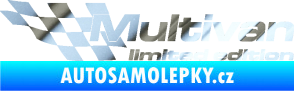 Samolepka Multivan limited edition levá chrom fólie stříbrná zrcadlová
