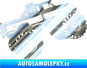 Samolepka Off Road 003 pravá chrom fólie stříbrná zrcadlová