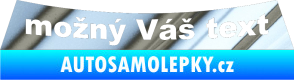 Samolepka Opel Astra G - zadní chrom fólie stříbrná zrcadlová