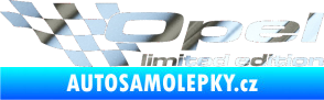 Samolepka Opel limited edition levá chrom fólie stříbrná zrcadlová