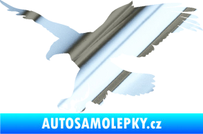 Samolepka Orel 013 levá chrom fólie stříbrná zrcadlová