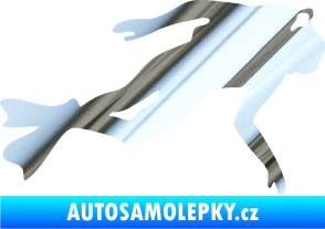 Samolepka Potápěč 002 pravá chrom fólie stříbrná zrcadlová