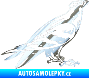Samolepka Predators 006 pravá chrom fólie stříbrná zrcadlová
