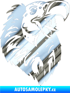 Samolepka Predators 009 pravá sup chrom fólie stříbrná zrcadlová