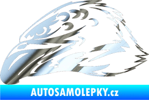 Samolepka Predators 015 levá chrom fólie stříbrná zrcadlová