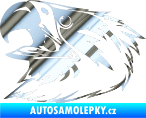 Samolepka Predators 020 levá chrom fólie stříbrná zrcadlová