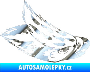 Samolepka Predators 022 pravá chrom fólie stříbrná zrcadlová