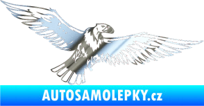 Samolepka Predators 028 pravá sup chrom fólie stříbrná zrcadlová