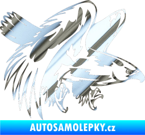Samolepka Predators 034 pravá chrom fólie stříbrná zrcadlová
