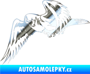 Samolepka Predators 036 levá chrom fólie stříbrná zrcadlová
