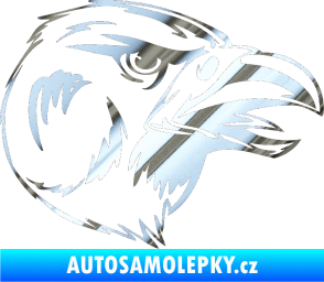 Samolepka Predators 037 pravá chrom fólie stříbrná zrcadlová