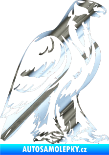 Samolepka Predators 040 pravá orel chrom fólie stříbrná zrcadlová
